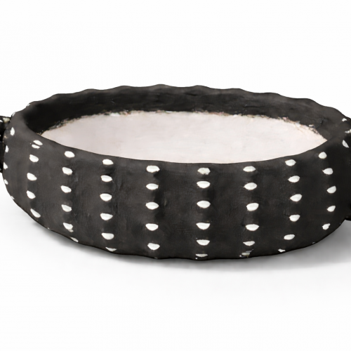 Kaktüs Formlu Dekoratif Saksı – Mat Siyah | Hartopia