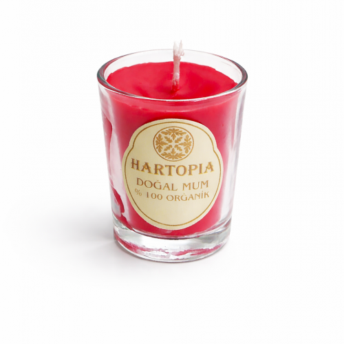 Pure Soy Collection -- Çilek Kokulu Soya Wax Mum | Hartopia