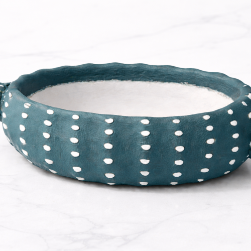 Kaktüs Formlu Dekoratif Saksı – Petrol Mavisi | Hartopia